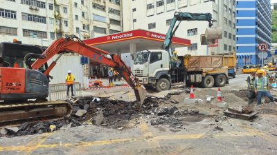 荃灣楊屋道近橫龍街完成緊急水管維修　沖廁水供應恢復正常
