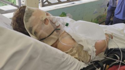 藍田邨爆炸｜單位窗盡碎　鄰居：如煙花在身旁爆開　成個人彈起
