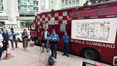 羅便臣道昏迷3男女危殆 單位有吸毒工具 大門被梳化阻擋