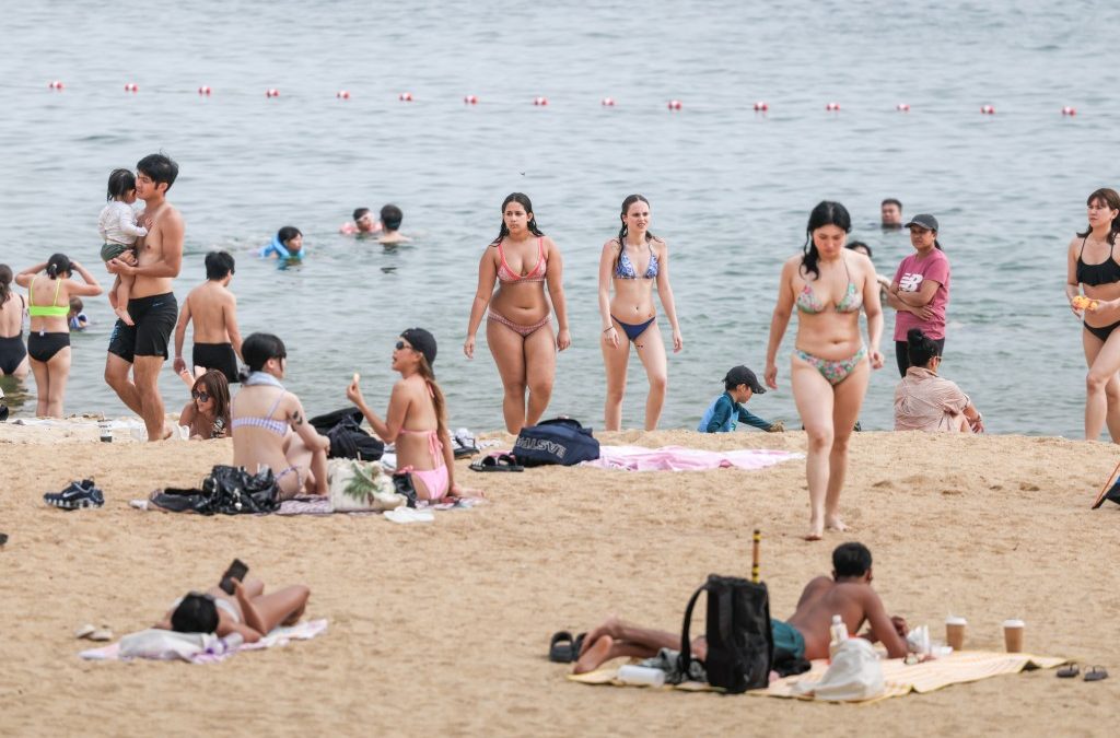 新界多區達35、36度 低壓區生成本港「食下沉」 天文台大幅調高氣溫預測 周五再現極端酷熱 新界多區達35、36度