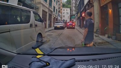 Seres電車人肉霸位！大叔做路障　機智司機奇招KO：大快人心