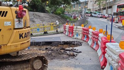 慈雲山惠華街爆鹹水管 慈康邨慈民邨等受影響 多條巴士線改道