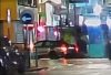 深水埗車禍‧天眼│私家車轉彎撞低一人撼地舖　另一女遭夾鐵閘之間