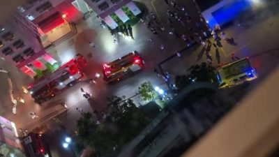大埔富雅花園單位閉門失火　消防破門救熄　疑蠟燭燒雜物所致