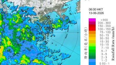 天文台料今日間中有驟雨及雷暴　下周日及一有狂風雷暴