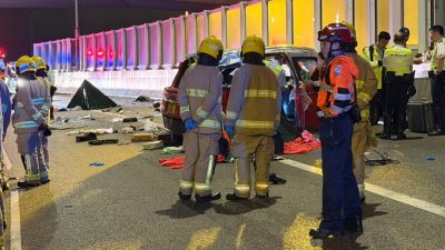 青沙公路奪命車禍｜兩死者為夫妻關係 男為休班消防員 隸屬觀塘消防局